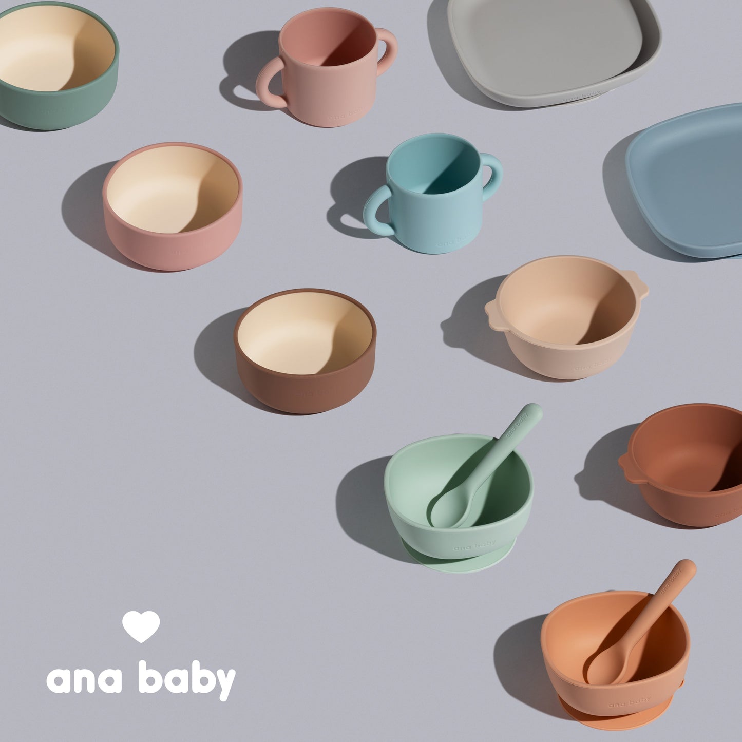 Silicone Suction Plates (Pack of 2) ana baby