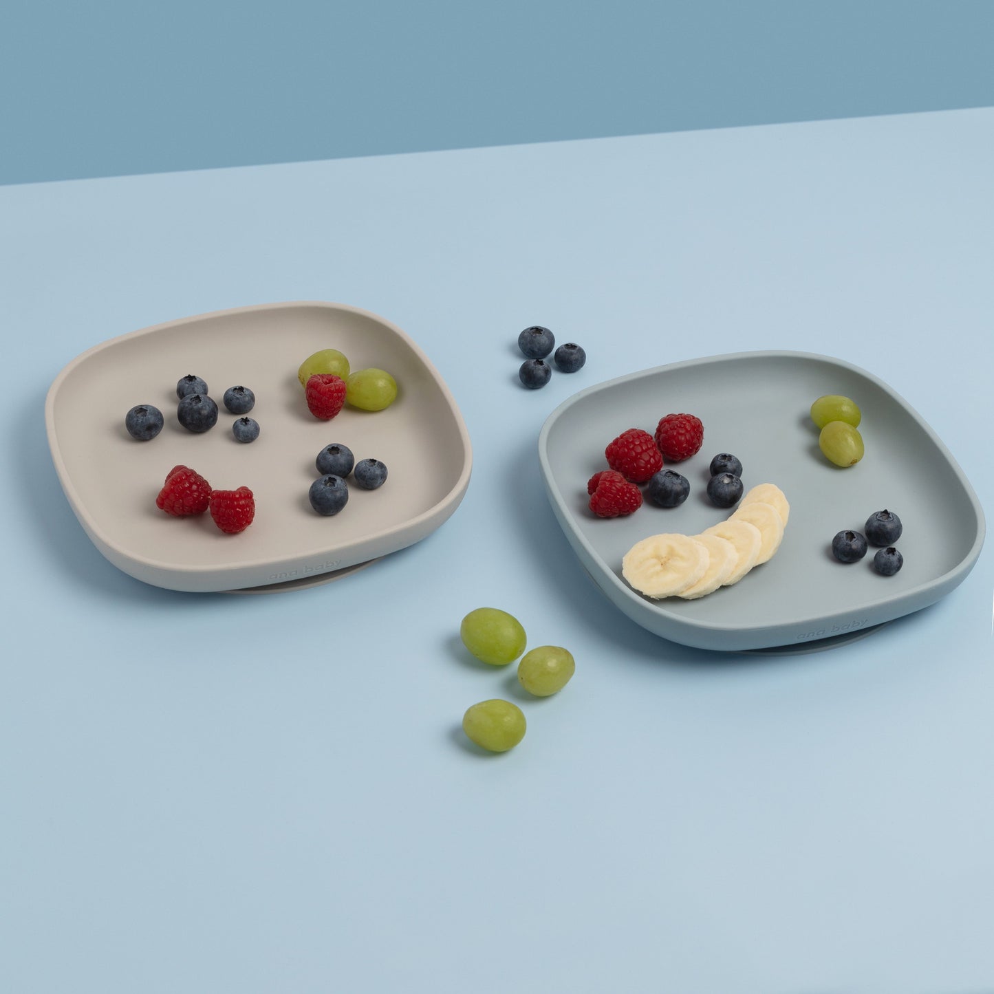 Silicone Suction Plates (Pack of 2) ana baby