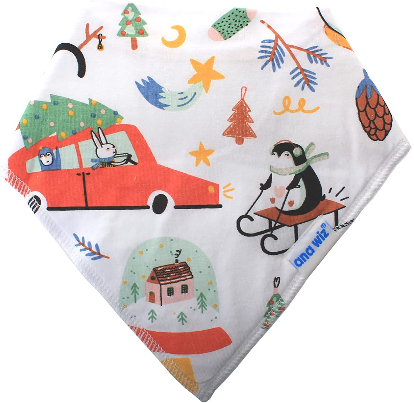 Baby Bandana Bibs (Pack of 5) Baby Bandana Bibs Ana Wiz