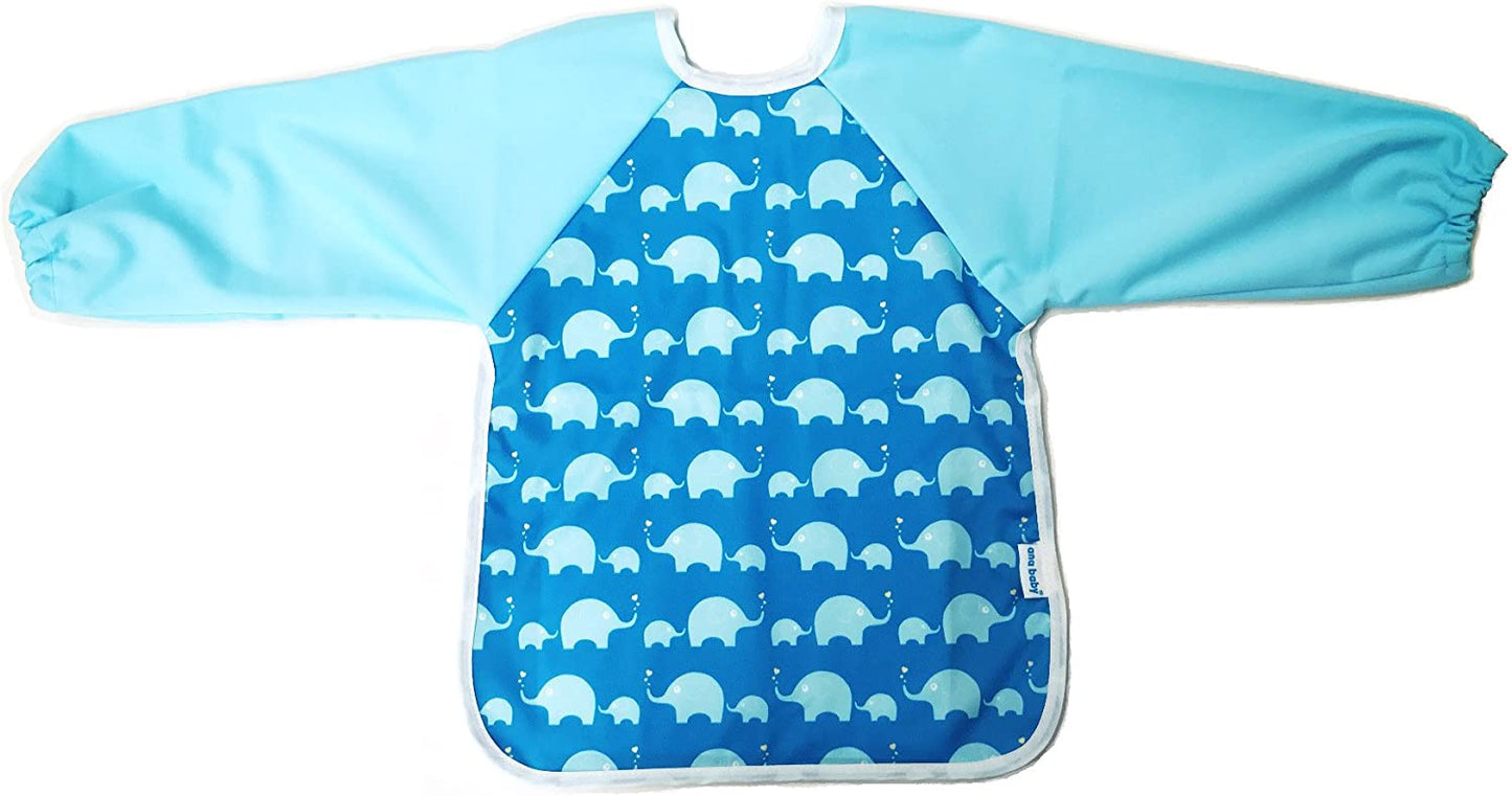 Long Sleeve Water Resistant Bib Baby Bandana Bibs Ana Wiz   