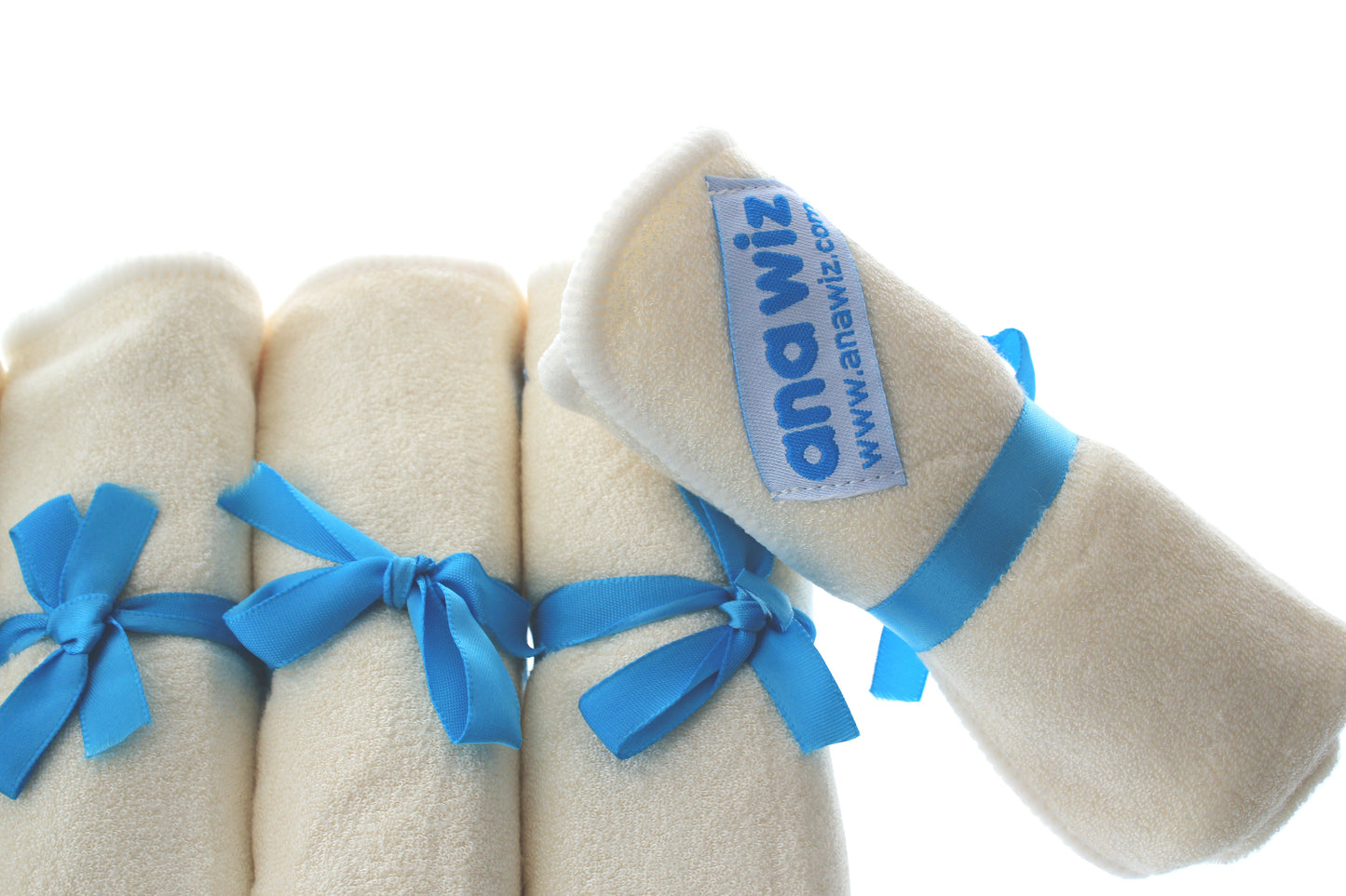 Premium Bamboo Baby Wash Cloths (Pack of 6) - Ultra Soft and 100% Natural, Machine Washable, Gift Set Wash Cloth Ana Wiz