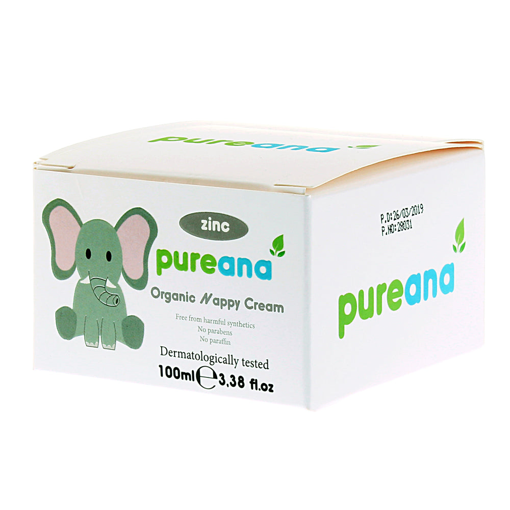 Pureana Organic Nappy Cream Aloe Vera 100ml Baby Health Pureana