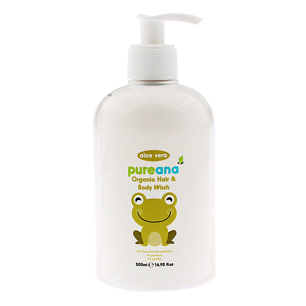 Pureana Organic Hair and Body Wash 500ml Baby Health Pureana