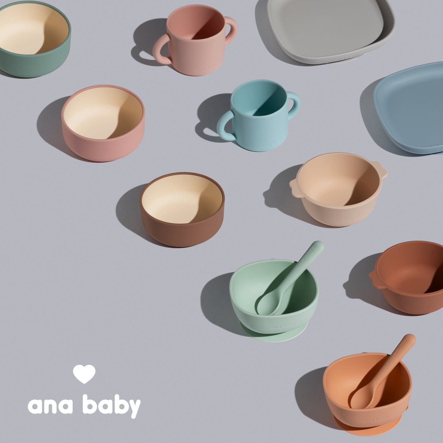 Silicone Suction Plates (Pack of 2)  ana baby   