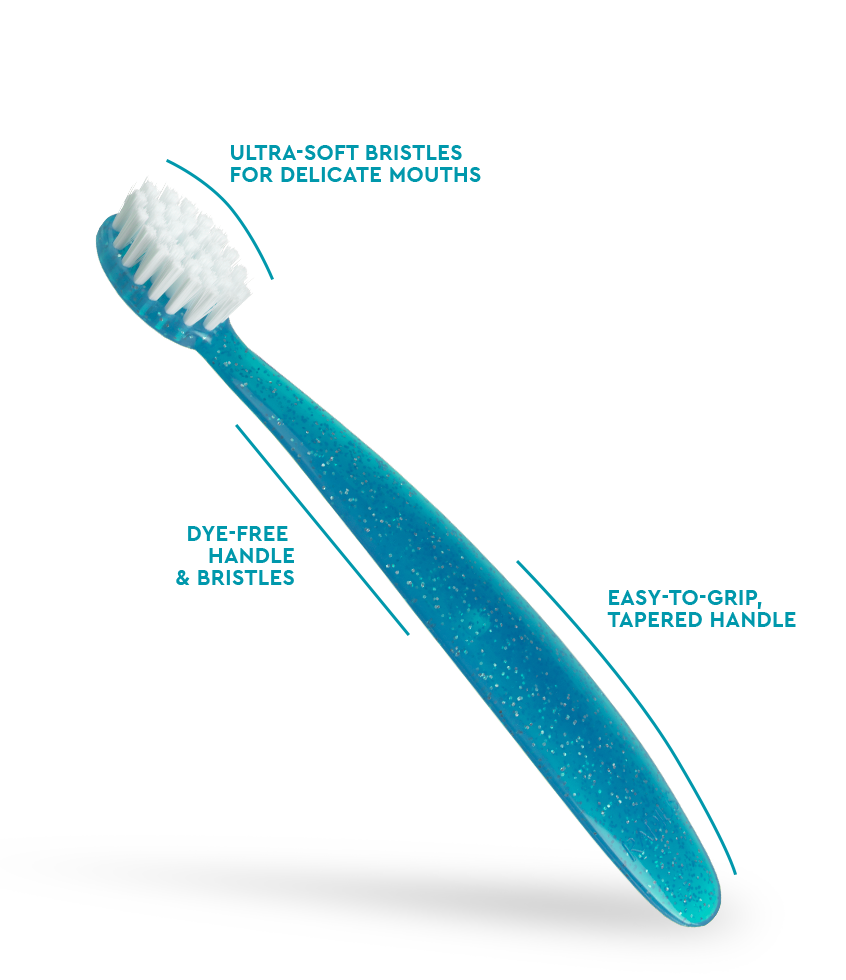 Radius Toothbrush, Totz Brush 18 Months+ (Assorted Colours) Toothbrush Radius Blue  