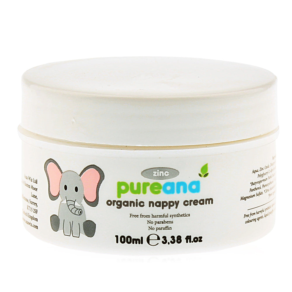 Pureana Organic Nappy Cream Aloe Vera 100ml Baby Health Pureana   