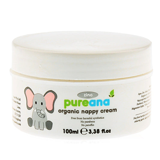 Pureana Organic Nappy Cream Aloe Vera 100ml Baby Health Pureana   